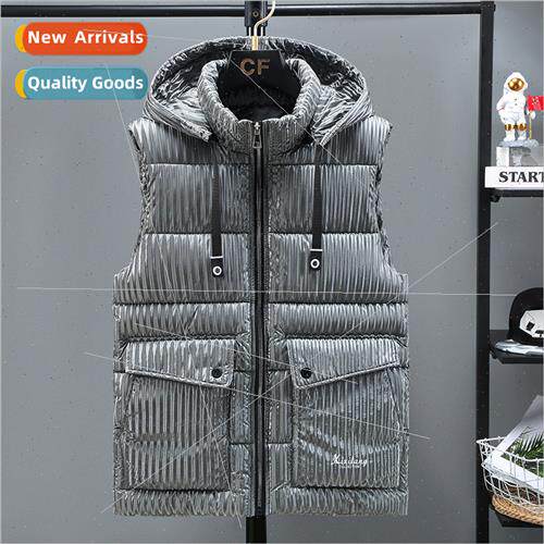 Vest men fall winter glossy jacket Korea  nd couples undersh