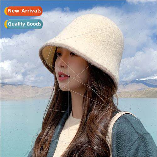 2022 autumn winter fisherman hat children knted Korea  new w