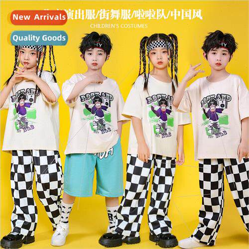 Boys Hip Hop Su Children Set Dance  Clothing Girls Hiphop Sh