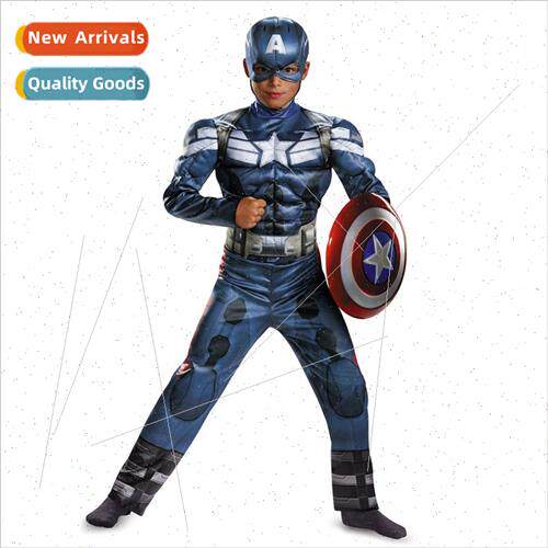 Kids Captain America cosplay anime costume Avengers costume