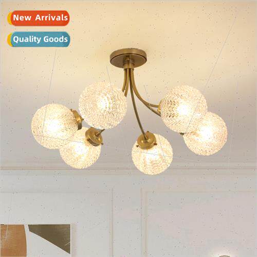 American light luxury bedroom in retro ceiling lamp modern F