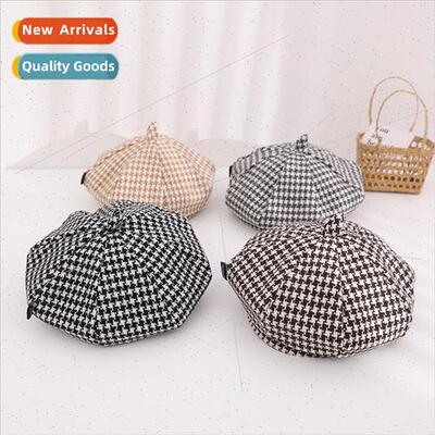 Autumn winter simple bird-eye children hats new children ber