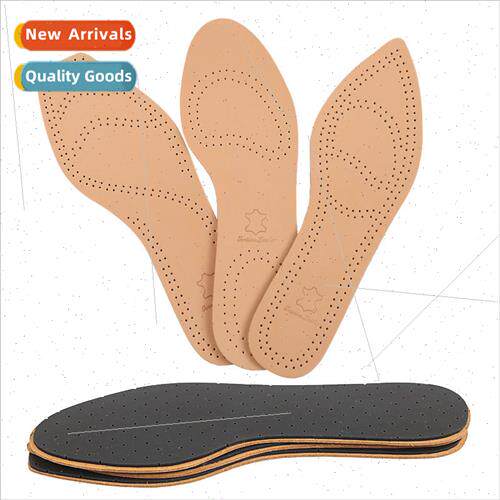 Women thickened pointed garden flat head cowhide breathable