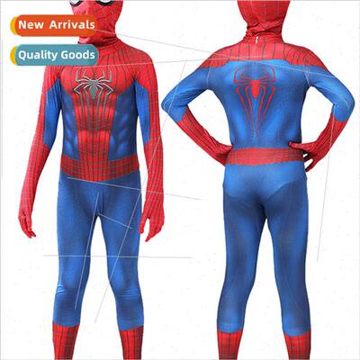 Halloween Cos Costumes Peter Parker Cosplay Kids Bodysu Adul