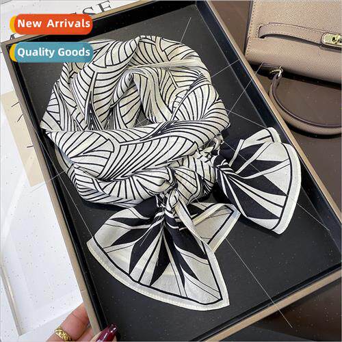 lk Korea Dongdaemun feather silk long scarf female shawl mul