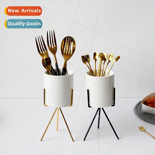 mple iron kchen ceramic chopstick tube draining rack spoon o