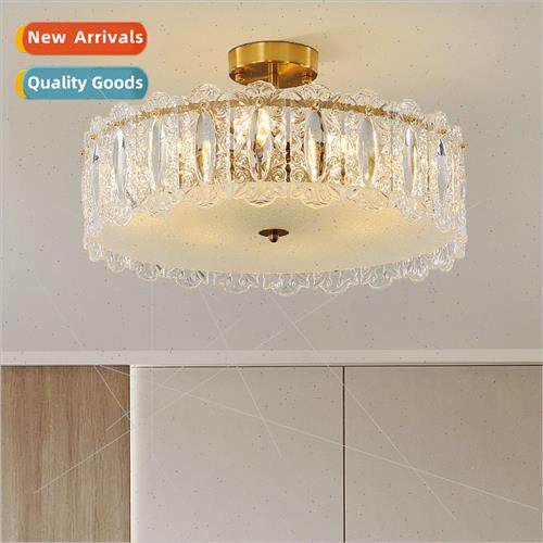 Europe light luxury crystal ceiling lamp bedroom room living