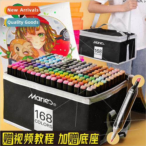 Dual Tip Alcohol Oil-Based Marker Set Watercolor Pencils 40
