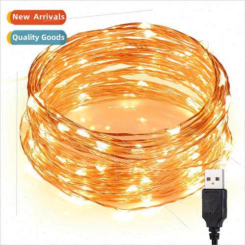 5V USB powered copper wire string lights 10m100led Christmas