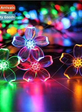 Outdoor Waterproled Solar Cherry Blossom ght String Christma