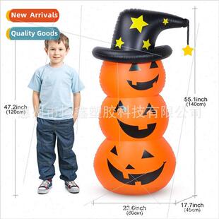 Inflatable pumpkin man tumbler Halloween pumpkin doll toys s