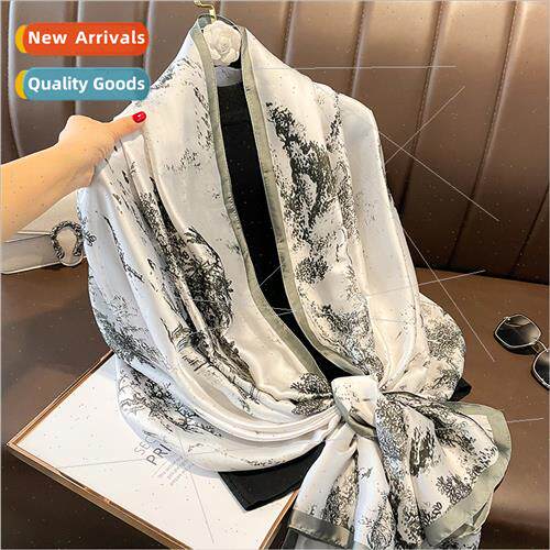 lk scarf female summer new sunscreen oversized beach scarf s