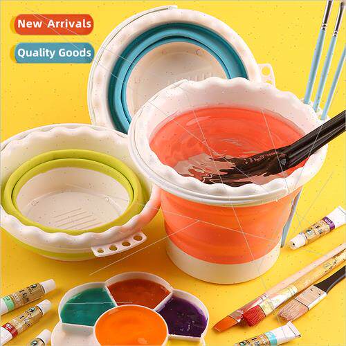 licone bucket art collapsible shabu shabu brush holder gouac