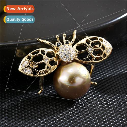 Mori bee brooch corsage corsage women clothing decorative pi - 实物图