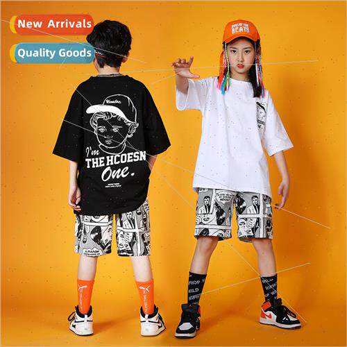Childrens Set Dance  Clothing Summer Korea Hip Hop Boys Su J