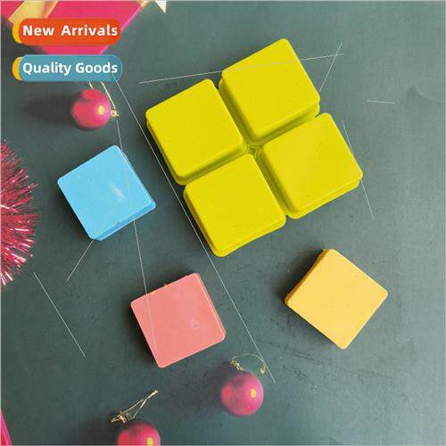 licone 4-link Square Soap Cake Jelly Pudding Soap Cake Mold
