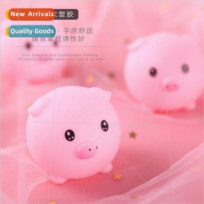 Soft cute cute pink piggy whole person toys venting pig pinc