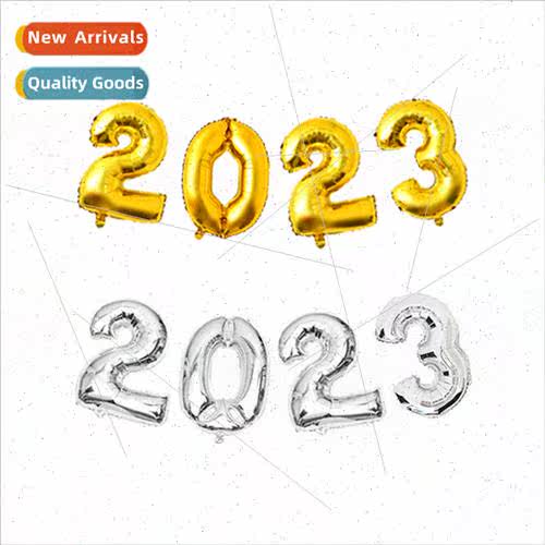 16 inch 32 inch 2023 Digal Party Decoration Aluminum Film Ba