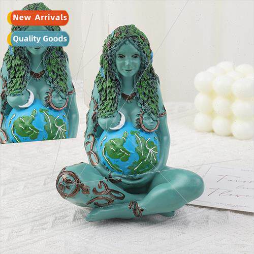 Mother Earth Resin Ornament Millyear Gaia Art Goddess Fertil