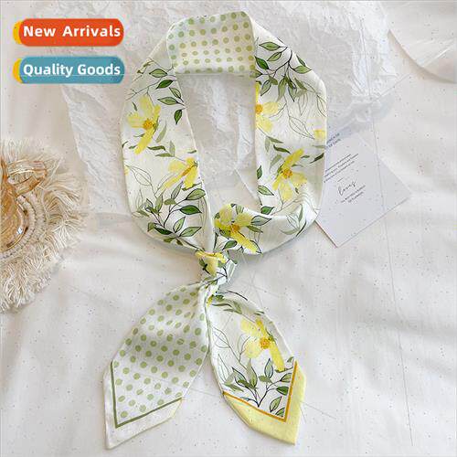 New silk scarf female hundred wh spring summer accessories n