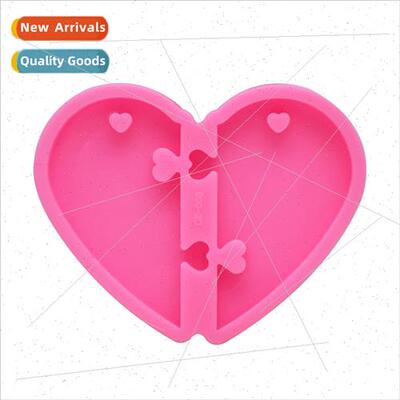 diy crystal drip glue love couple keychain pendant mirror lo