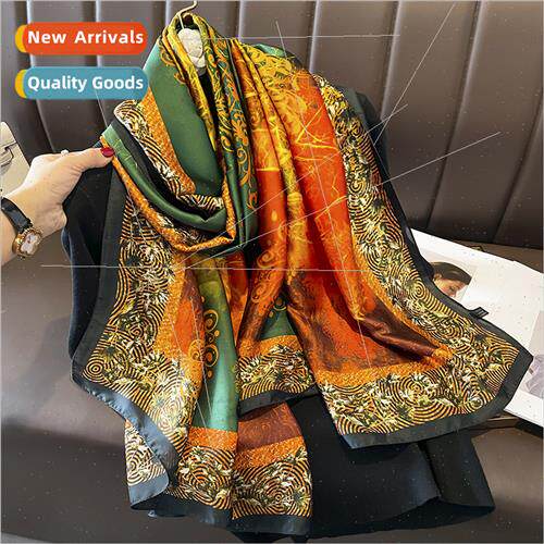 mulation silk silk scarf female spring autumn hundred wh fem