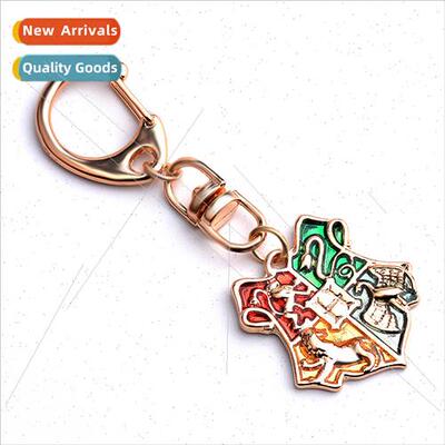 Harry Potter Hogwarts School Emblem Keychain College Badge n