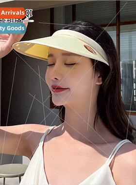 Summer Korea  new large-brimmed sun-shading beauty cap Ms. o