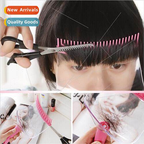 Super Practical Notched Bangs Trimmer Hair Comb适用Flat Bang