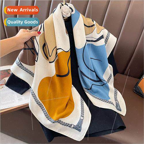 Autumn winter new 90 large square scarf  versatile wh a vari