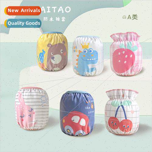 Fall and winter new childrens sleeves double waterproof baby