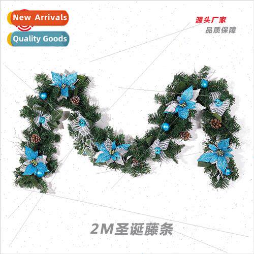 Christmas decoration rattan 2 meters encrypted luxury hangin