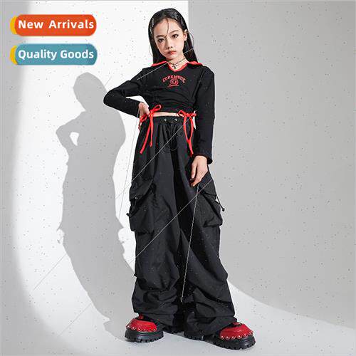 Girls Jazz Dance Costume Handsome Japanese Set Dance Permanc