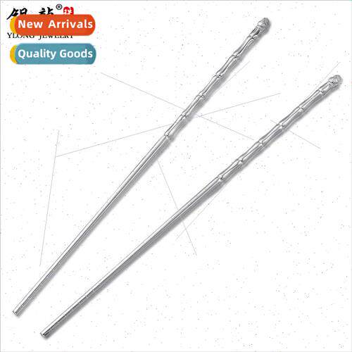 lver jewelry silver chopsticks foot silver 999 lotus head ba