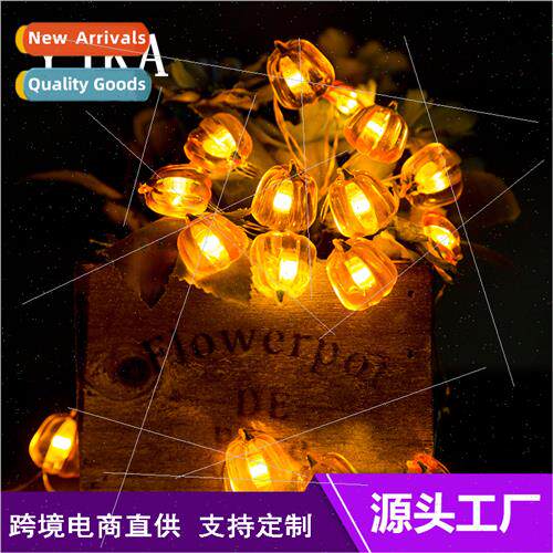 Halloween party pumpkin shape LED copper wire waterprostring
