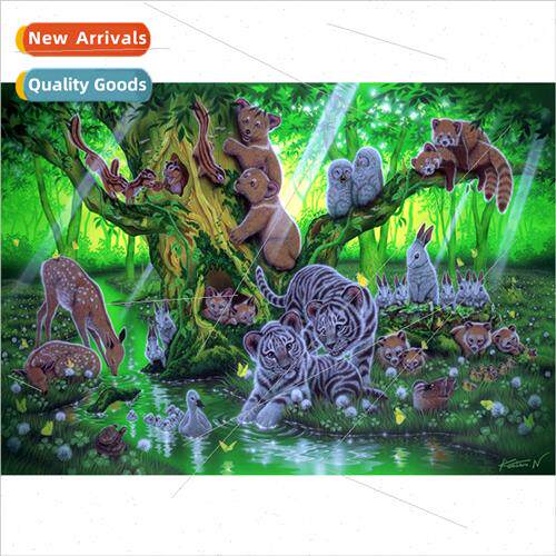 New modern living room small handmade full diamond animal de