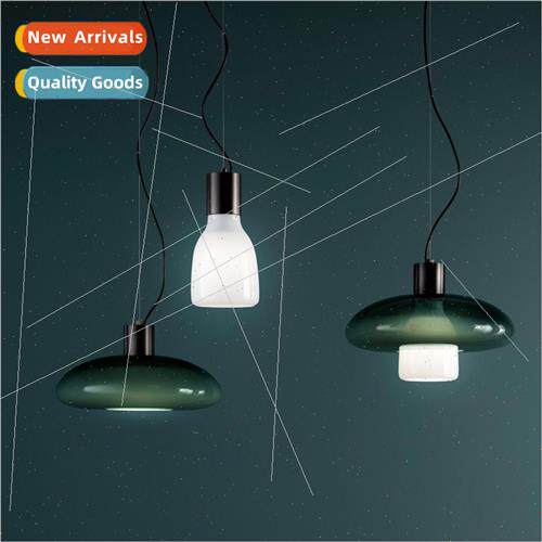 Designer simple dining room glass chandelier art light luxur
