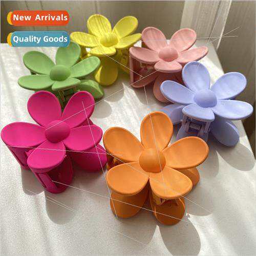 Creative new hair clips frosted sunflower disc hair clips ha