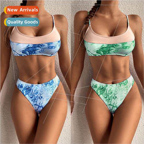 Women Patchwork Printed Spl Swimsu Sexy Bikini i LZ71