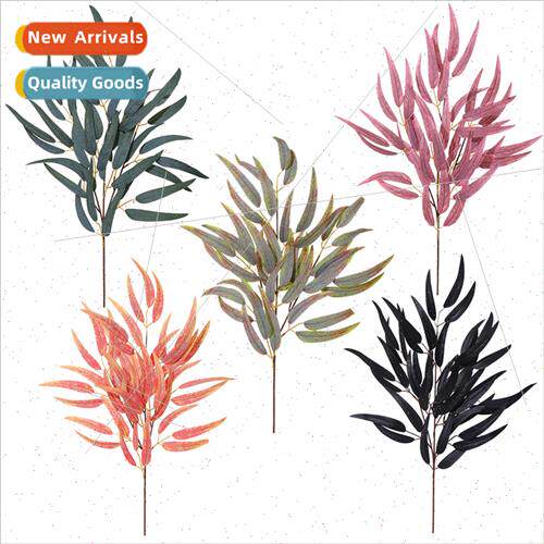 ngle eucalyptus leaf willow leaf handle bunch wedding home d
