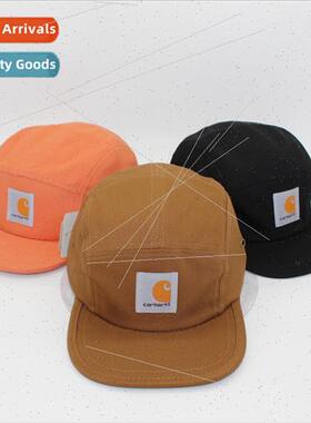 Soft top solid color flat-brimmed fivePCS camping hat men wo