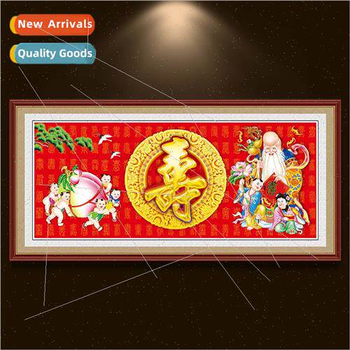 2023 new precision printing cross stch modern Chinese living