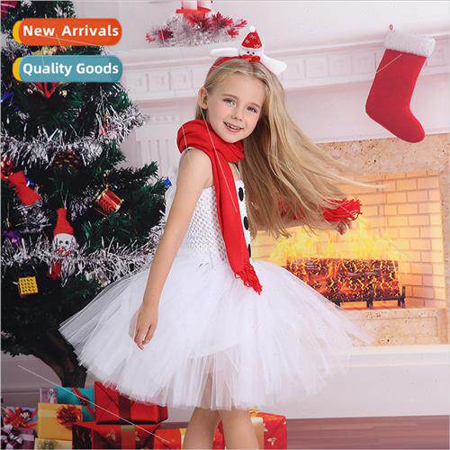 Europe Wind Snow Treasure Girls Frozen Dance Dress Children