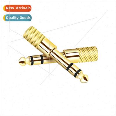 Audio 6.5 to 3.5 con plug 3.5mm female hole long adapter hea