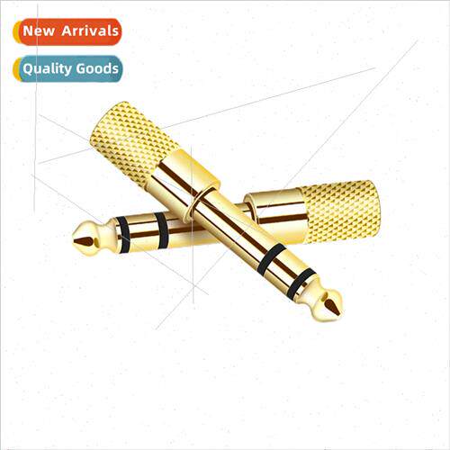 Audio 6.5 to 3.5 con plug 3.5mm female hole long adapter hea
