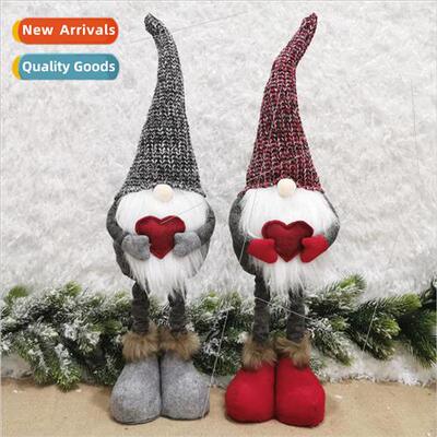 Valentine Day DecorationsStchable Knted Faceless Doll Standi