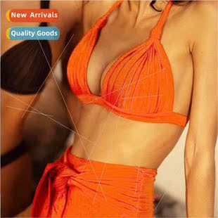 Europe straps bikini womens sexy swimsus neck New hanging