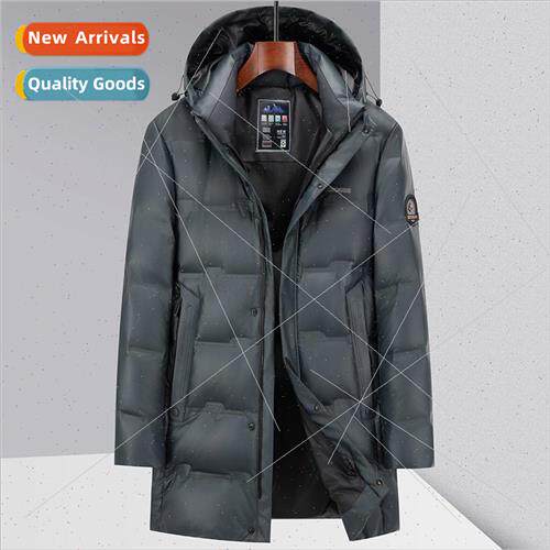 Casual medium-length down jacket 90 whe duck down casual fas