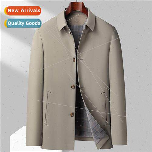 2023 Spring Autumn new flip collar men jackets thin business