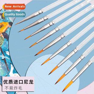 Extremely fine tip nylon watercolor brushes transparent acry